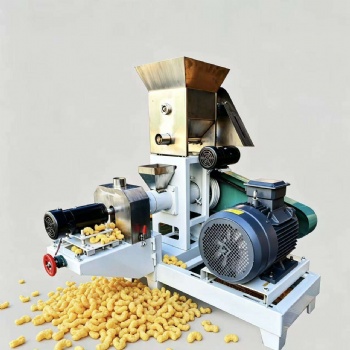 Single screw puff snacks food extruder